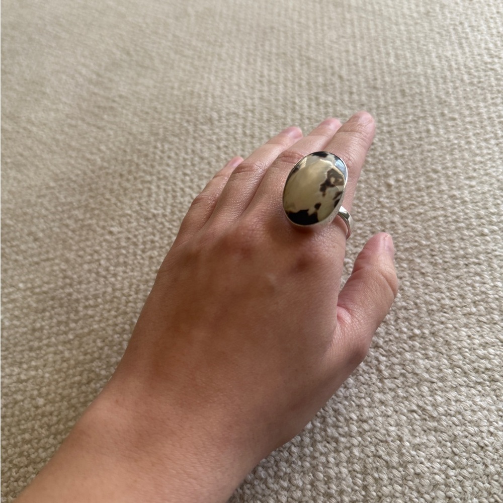 Mother of Pearl Adjustable Ring